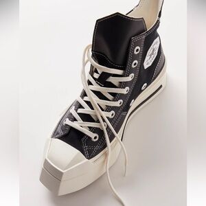 Converse Free People  Classic Black and White High-Top Sneakers